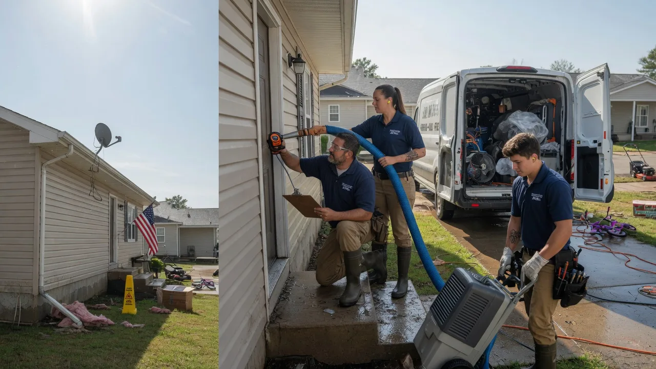 Ceiling Water Damage Restoration in Washingtonville, OH near me